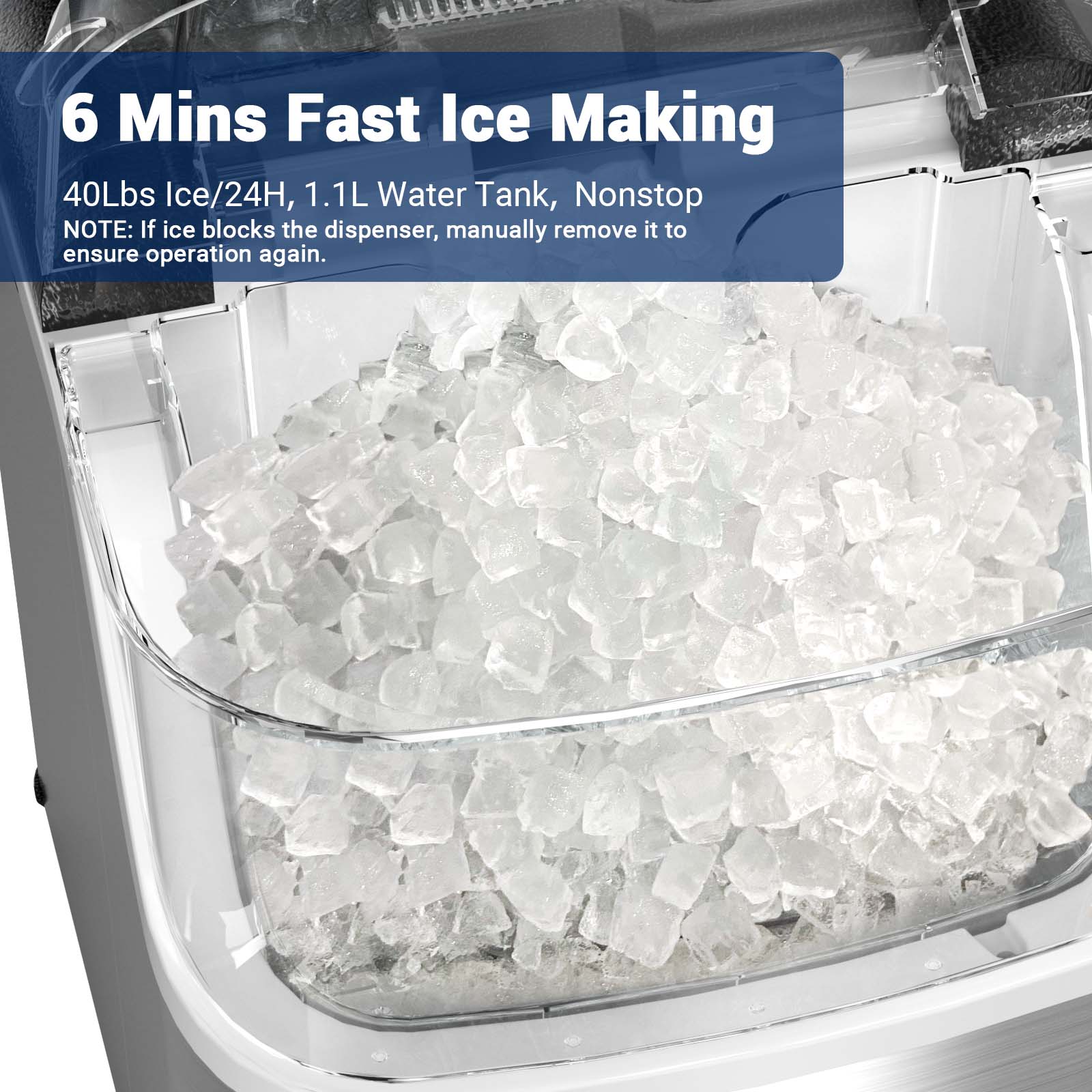 Nugget ice Maker countertop, S - đánh giá và giá Home Cooking Appliances