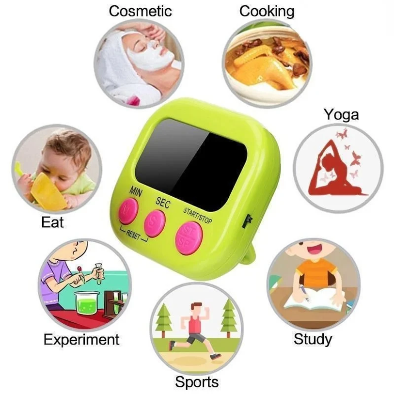 Kitchen Timer Magnetic LCD Dig - đánh giá và giá Home Cooking Cookbook