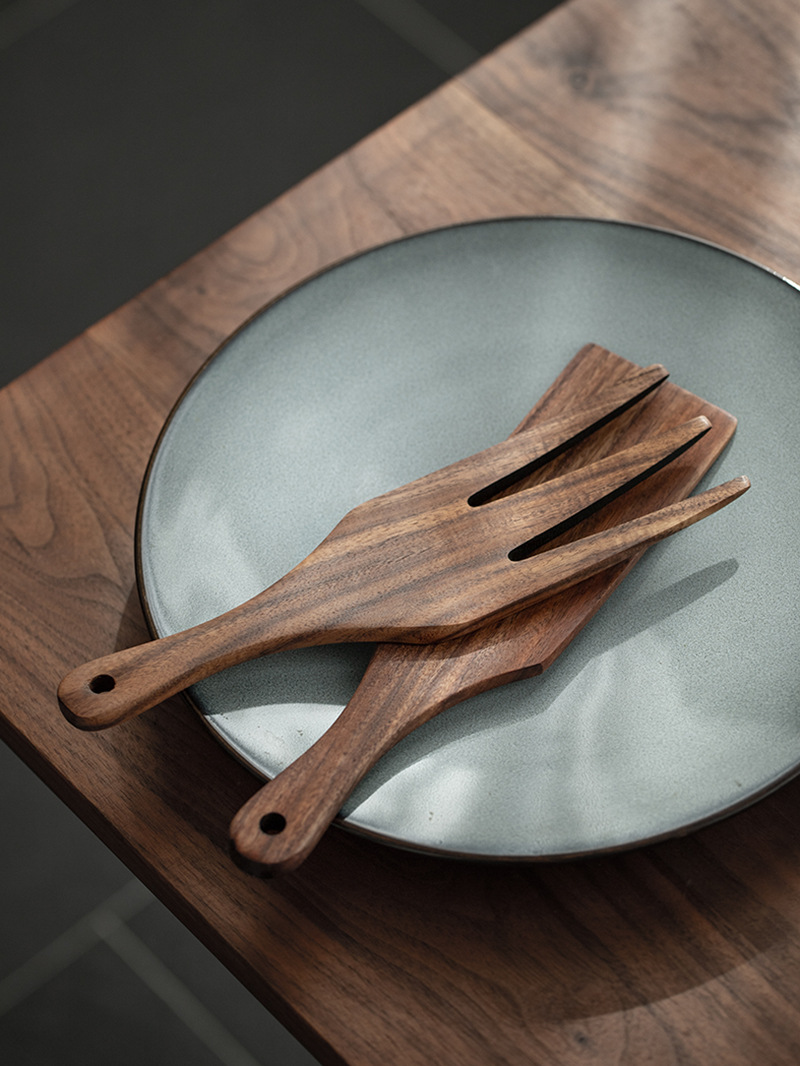 Wooden Salad Server, Wood Sala - đánh giá và giá Home Cooking Cookbook