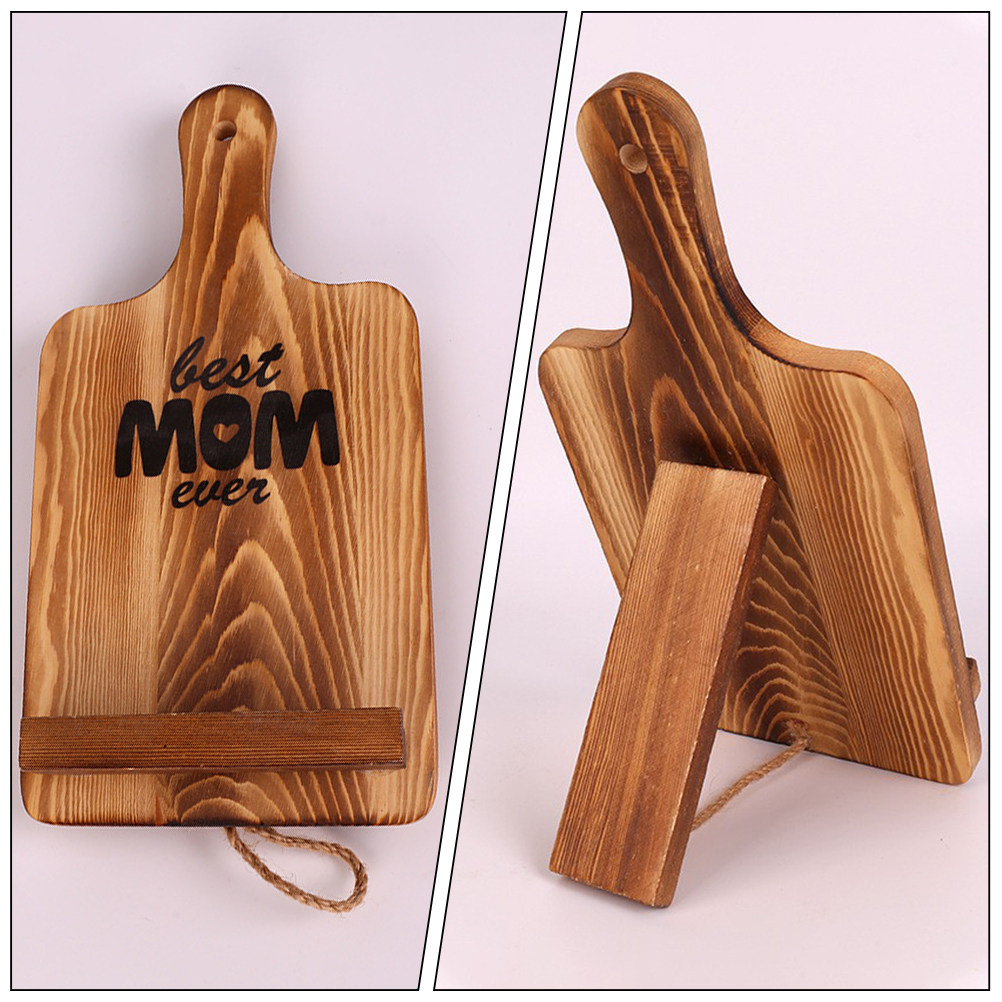 Natural Wood Recipe Book Stand - đánh giá và giá Home Cooking Book