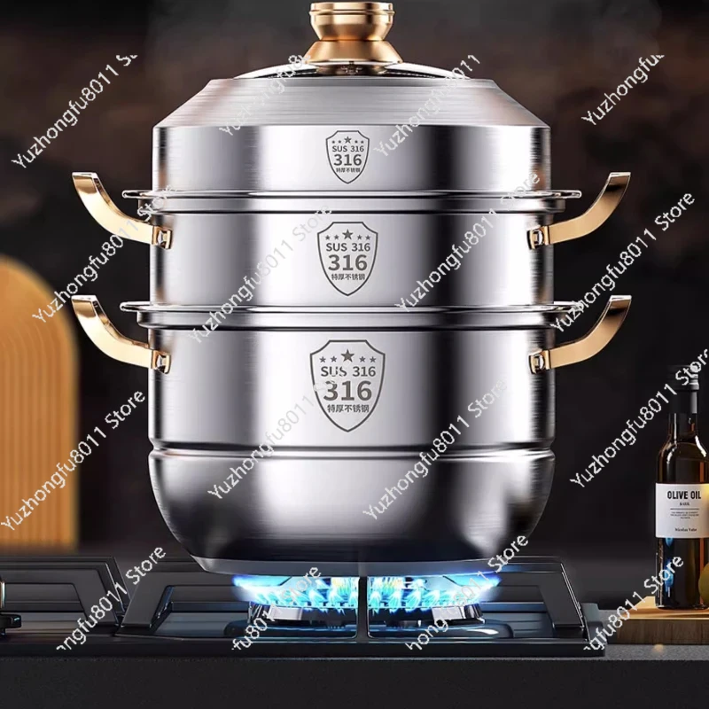 316 Stainless Steel Steam Pot  - đánh giá và giá Home Cooking Appliances