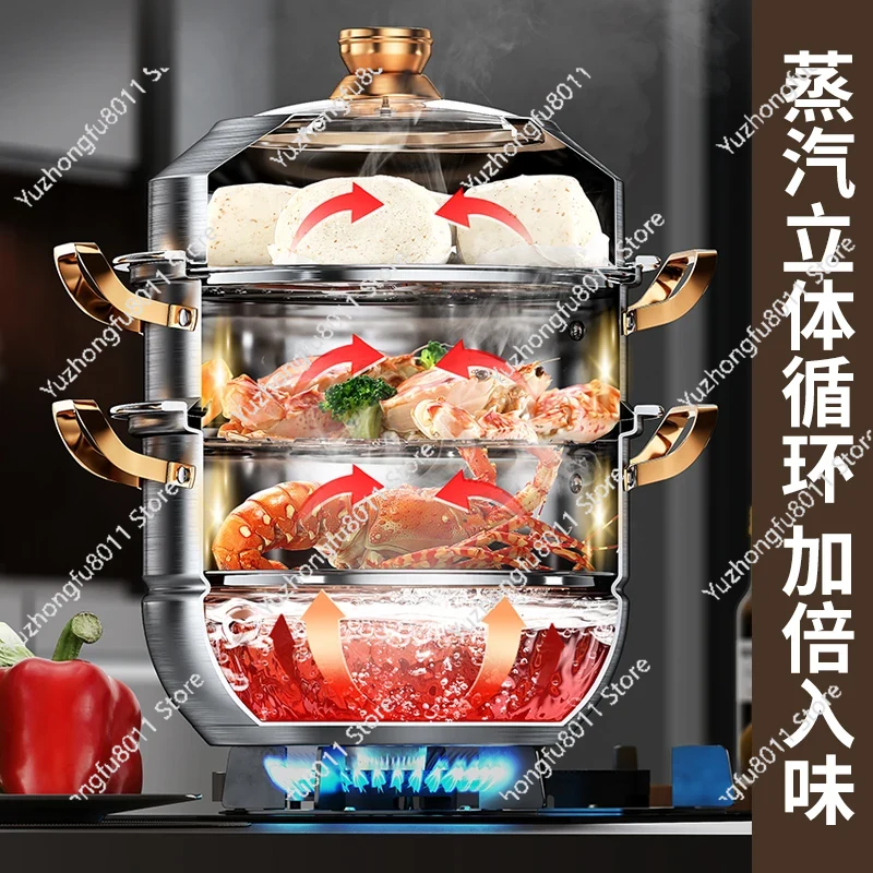 316 Stainless Steel Steam Pot  - đánh giá và giá Home Cooking Appliances