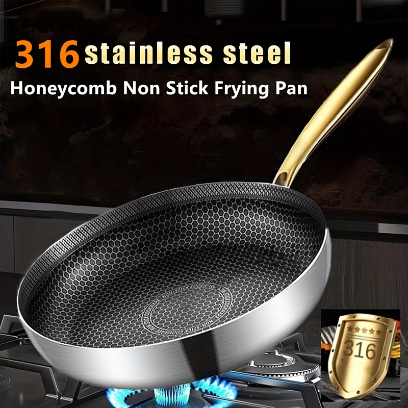 316 Stainless Steel Frying Pan - đánh giá và giá Home Cooking Cookbook