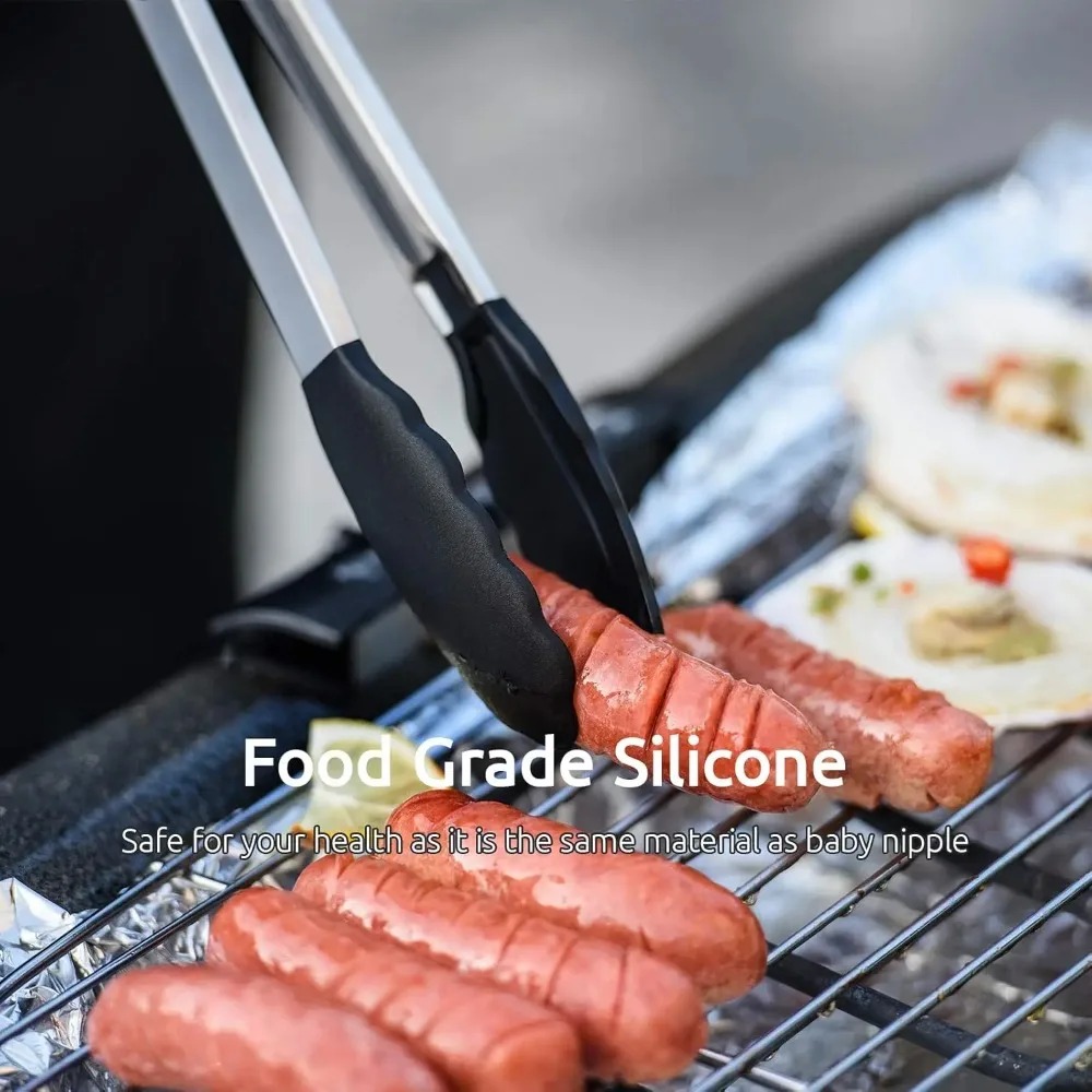 Multi-Size Lock Kitchen Tongs  - đánh giá và giá Home Cooking Cookbook